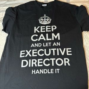 Black Logo Tee Large